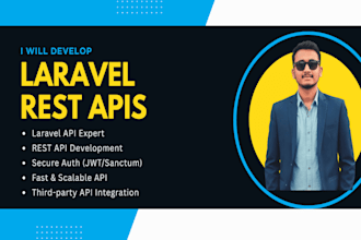 develop laravel API, integrate third party apis and fix API issues