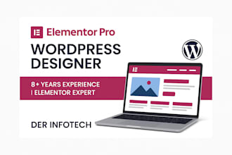 convert website figma,PSD to elementor pro in wordpress