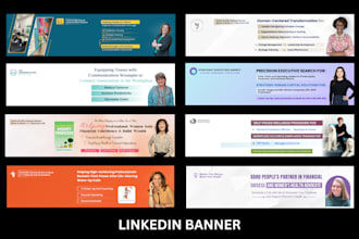 design a professional linkedin banner