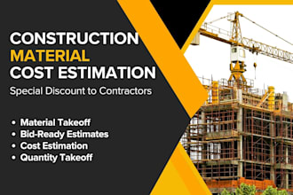 prepare accurate boq and quantity takeoff for construction projects