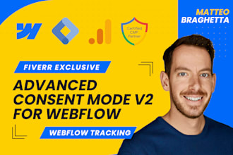 setup ga4 e google ads conversion tracking for webflow with consent mode