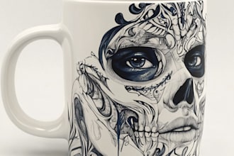 draw a mug or coffee mug design