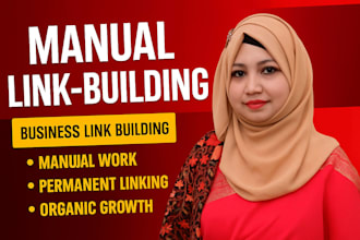 do manual link building to improve website SEO authority