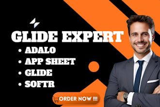 adalo, app sheet, glide, softr