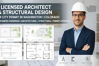 licensed architect, structural engineer, pe stamp in washington, colorado