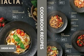 do quality cook book recipe and write recipe book