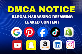 remove defaming harrasing post under dmca