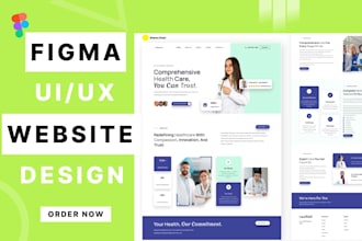 design stunning figma website, and website ux, using professional figma ui