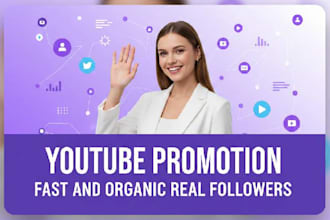 promote 1,000 real youtube followers