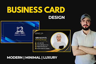 design a professional and custom business card
