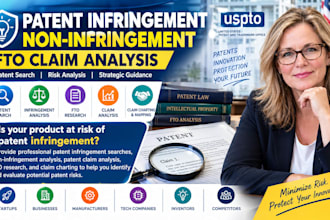 conduct patent infringement risk analysis,patent search