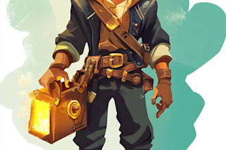 design simple 2d game characters
