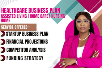 write startup business plan for assisted living nursing and pediatric homecare