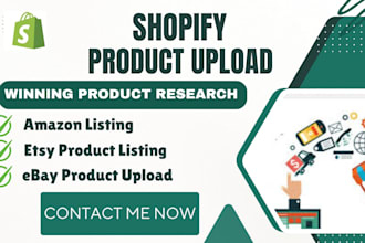 add product upload shopify product listing etsy ebay amazon store upload product