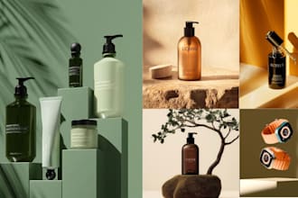 create ultra realistic 3d product mockup packaging design box mockup