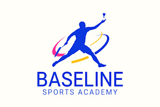 design amazing badminton logo with unlimited revision