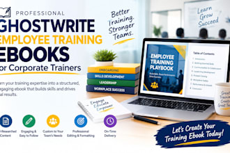 ghostwrite employee training ebooks for corporate trainers