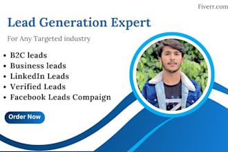 be your lead generation expert for your business