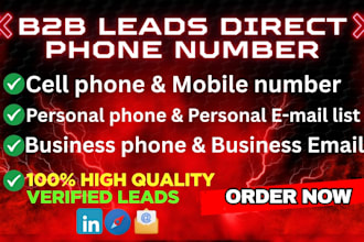 do accurate b2b, direct phone number, call list, mobile number