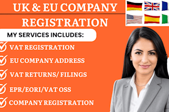 register your UK ltd and eu company with vat, eori guidance in your country