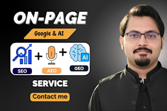 do onpage ai geo seo aeo service for wordpress, shopify websites