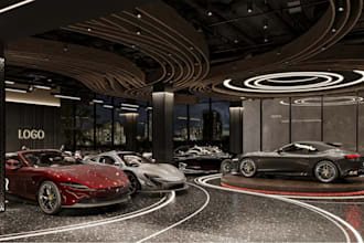 turn your ground floor into car showroom,basement plan,luxury interior design