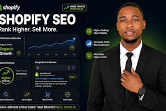 do expert shopify SEO for traffic and sales growth