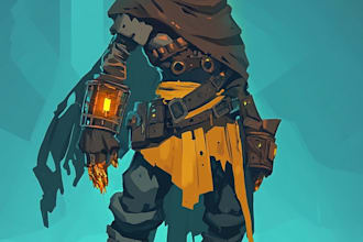 draw 2d game character or 2d game character