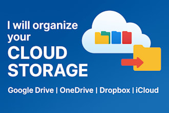 organize and clean up your cloud storage google drive,onedrive,dropbox