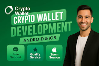 build flutter app, fintech app, crypto wallet app, payment app, bank app