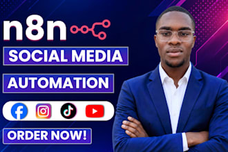 build n8n ai social media automation, n8n youtube, n8n ai chatbot, n8n ai agent