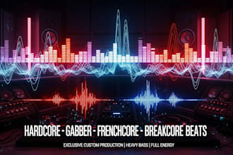 produce professional hardstyle, rawstyle, frenchcore, or uptempo tracks for you