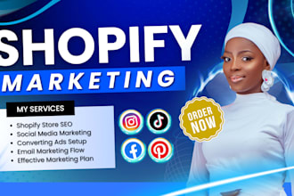 boost shopify sales, shopify marketing or promote ecommerce store sales
