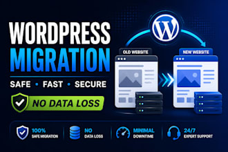 migrate, move and transfer wordpress website to new host, domain or cpanel