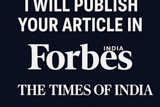 publish your article in top publications