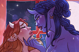 draw your nsfw characters with my style