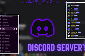 set up and customize your discord server with roles and bots