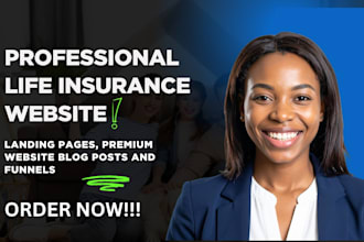 life insurance leads, life insurance website, life insurance ads sales funnel