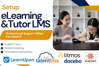 setup braincert lms talentlms docebo litmos kajabi paradiso absorb learnupon