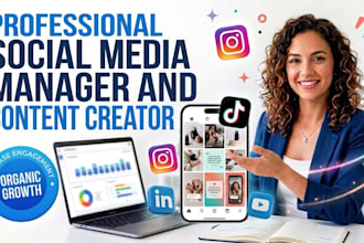 be your expert social media manager and content creator