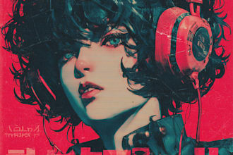 draw an anime album cover