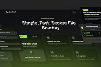 design modern website UI UX in figma