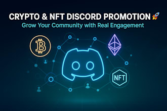 promote your crypto or nft project to active discord communities