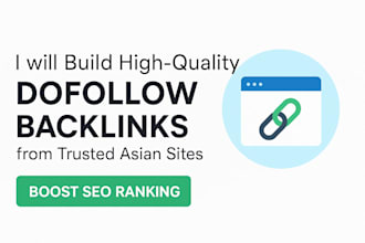 build high quality SEO dofollow backlinks from asia thailand, hong kong, vietnam