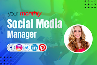be your monthly social media manager