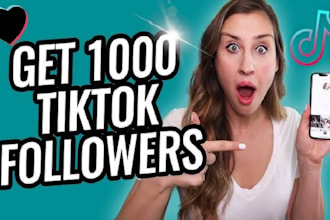 grow and promote your tiktok account to gain 10,000 followers organically