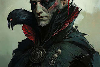 do horror character and fantasy horror character art