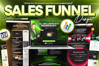 build a high converting sales funnel in ghl, clickfunnels