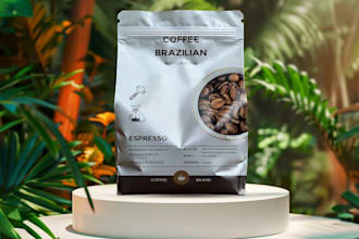 do realistic digital 3d product mockup in photoshop