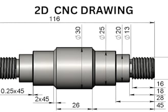 create 2d drawing and cnc in solid work, fusion 360 for printing